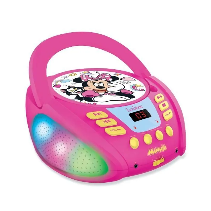 Lecteur CD Bluetooth Minnie - LEXIBOOK - Effets lumineux - Enfant 5 ans et plus-0