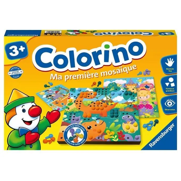 Ravensburger - Colorino Ma première mosaïque-0