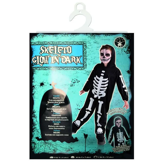 Costume Squellette - Enfant - APTAFÊTES - Noir - 100% polyester - Fille - A partir de 3 ans - Intérieur-3