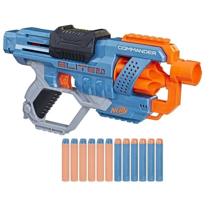Nerf Elite 2.0 - Commander RC-6 - Barillet rotatif 6 fléchettes - Personnalisable-4