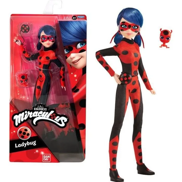 Poupée Ladybug Miraculous 26 cm - Costume inédit - BANDAI-0