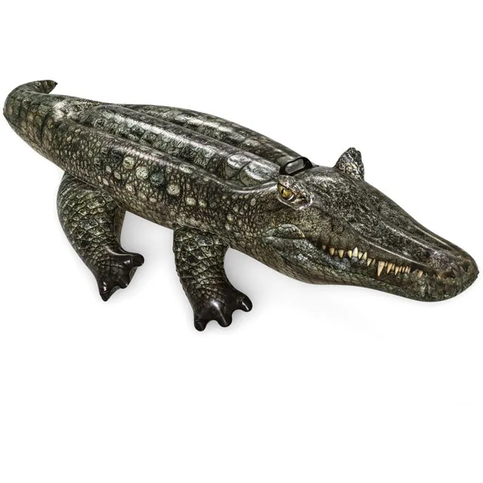 Jouet gonflable - BESTWAY - Crocodile - Vert - PVC - 184x78x38 cm-2