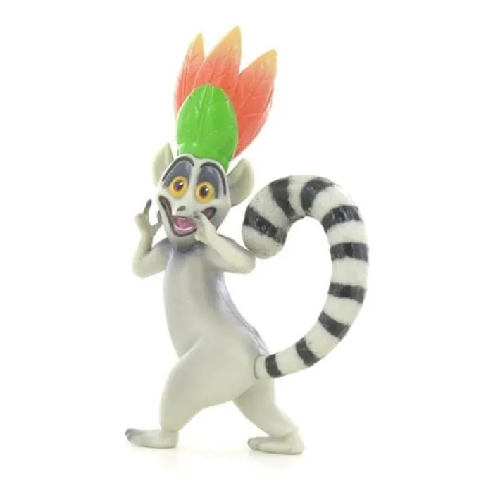 Madagascar mini figurine King Julien 8 cm-0