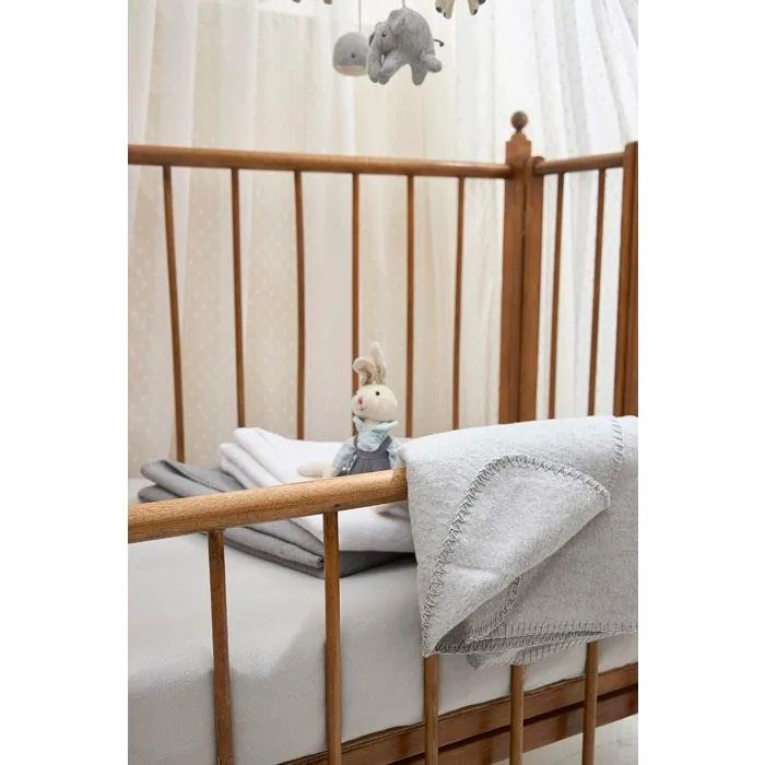 Meyco Baby Uni couverture de lit - tissé - white - 100x150cm - 1.0 TOG-3