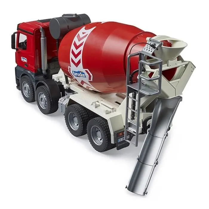 Camion-bétonnière - Bruder - Mercedes-Benz Arocs - Rouge - 1:16 - Pour enfants à partir de 3 ans-3