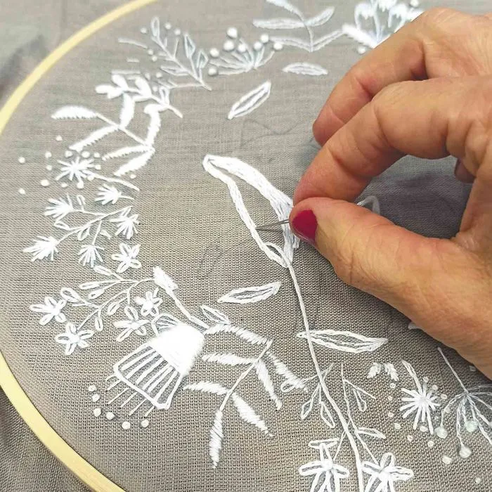 Kit broderie décorative renard-2