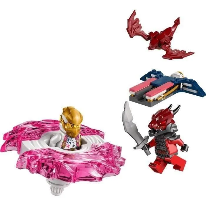 LEGO NINJAGO 71824 La toupie Spinjitzu du dragon de Sora - Jeu de construction dès 6 ans-1