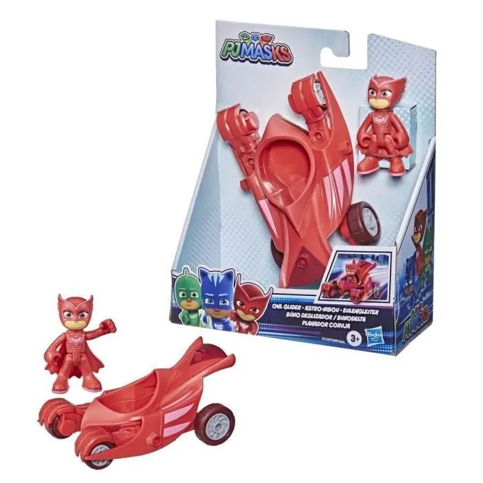 Pyjamasques - HASBRO - Véhicule Astro-Hibou avec figurine Bibou - Jouet préscolaire 3 ans-0