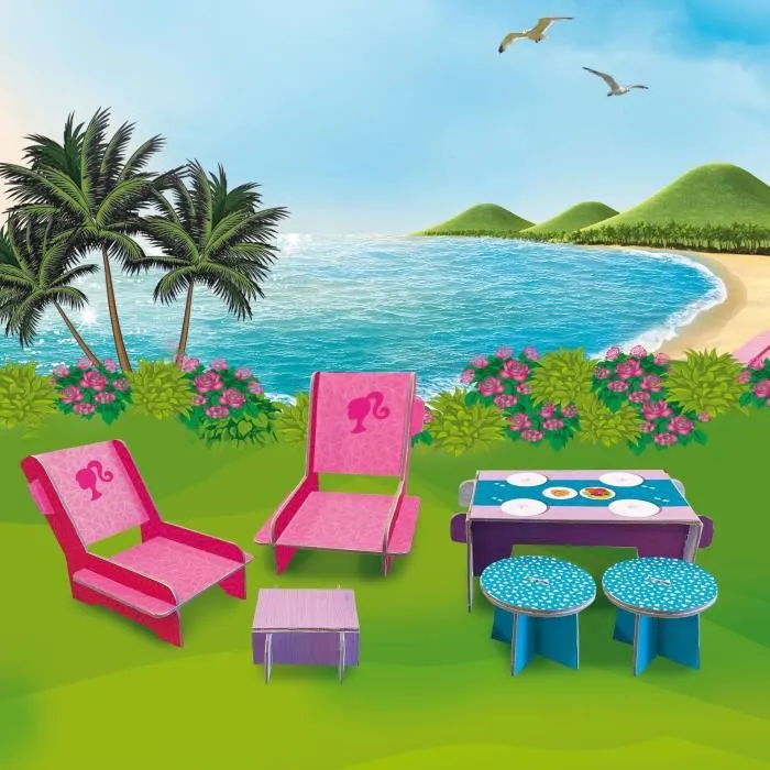 BARBIE Dream Summer Villa Pour Enfant - Maison de poupées-4