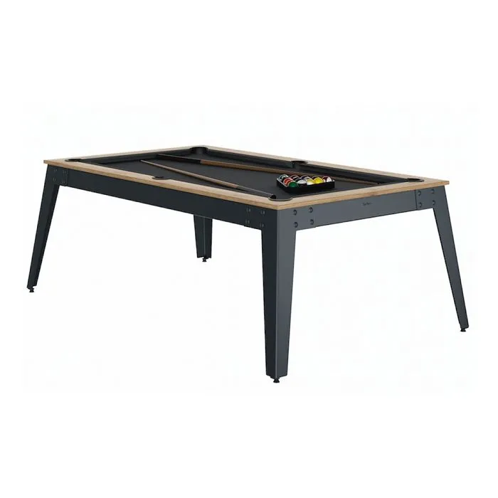 Billard René Pierre Steel Chene Sable Pieds Gris Ardoise - Référence 2365-0