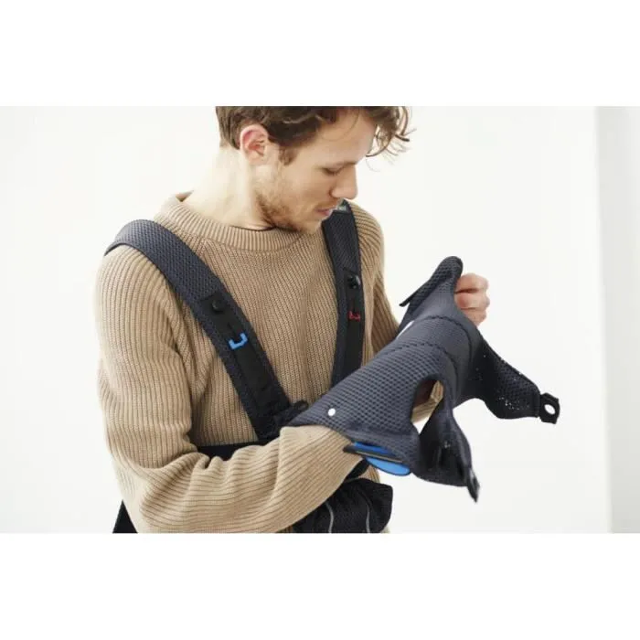 Porte-bébé Mini - BABYBJORN - 3D Mesh - Anthracite - Physiologique - Mixte-0