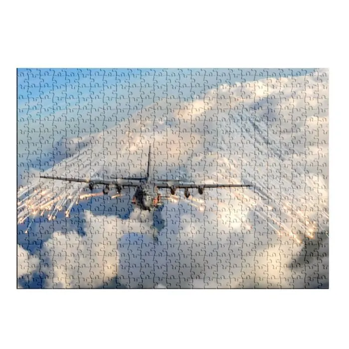 Puzzle Classique 500 pièces - FABULOUS - Avion Militaire Tir Missile Bombardement - Adulte - Intérieur-1