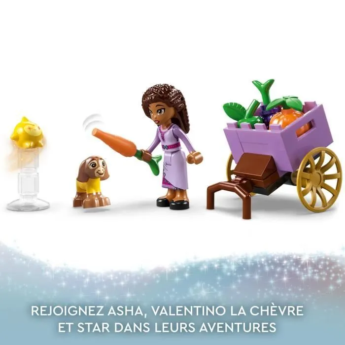 LEGO® Disney Wish 43223 Asha dans la Ville de Rosas, avec Poupée Asha, Jouet de Chèvre Valentino et Figurine Star, Film Wish-3