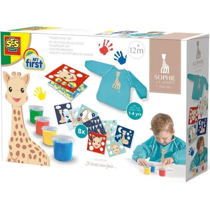 SOPHIE LA GIRAFE Kit de peinture au doigt-0