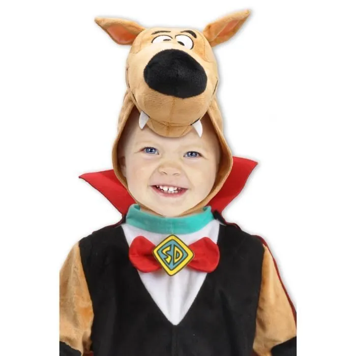 Déguisement Scooby-Doo Halloween Special Edition pour bébé garçon - CIAO - Taille 1-2 ans - Marron, rouge, noir-2
