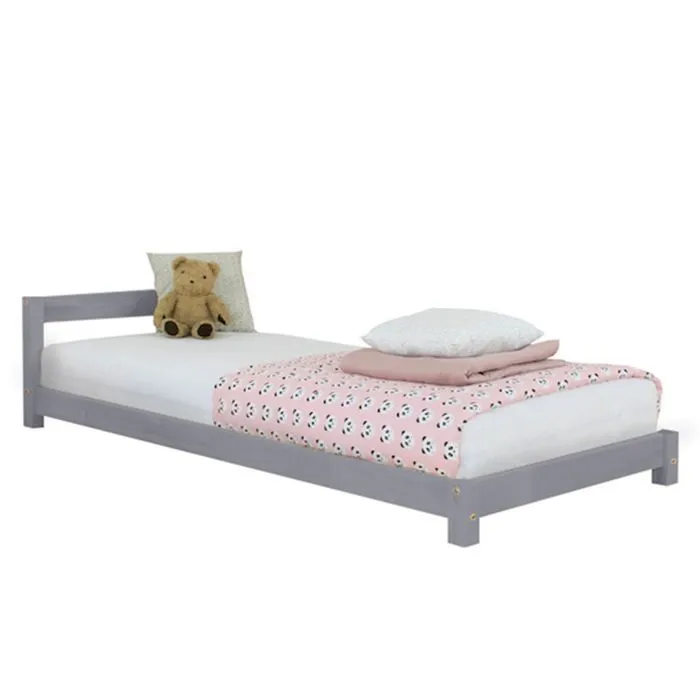 Lit enfant DREAMY 120 x 180 gris-0