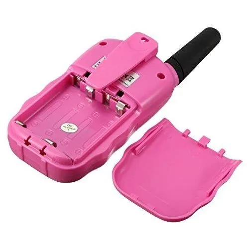 Talkie-Walkies Enfant 8 Canaux PMR Rose - Système Walkie-talkie 3 km avec LED Lampe-3