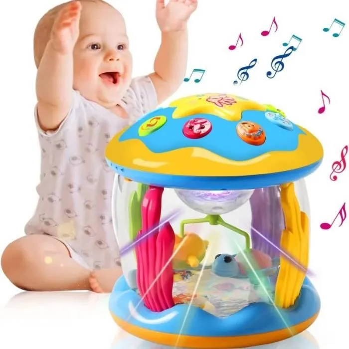 Jouet Enfant Fille Garçon Projecteur Rotatif Jouet Bébé 6 9 12 18 Mois-0