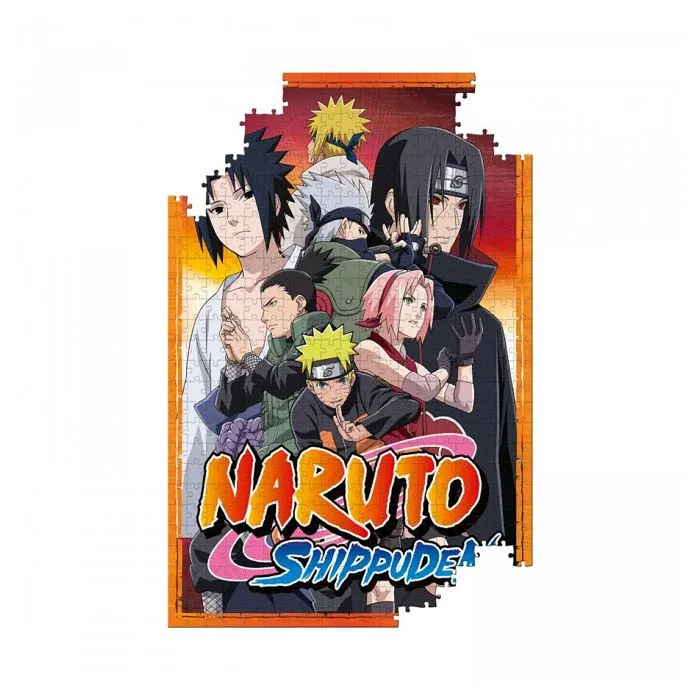 Puzzle Naruto Shippuden - Kakashi, Hitachi, Sasuke, Minato, Sakura, Shikamaru et Naruto - 500 pièces - 34x50cm-2