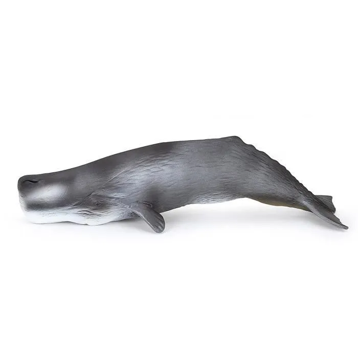 Figurine Cachalot PAPO - Modèle Unique - 29cm - Gris-0