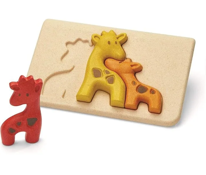 Puzzle Girafe - PLAN TOYS - Moins de 100 pièces - A partir de 12 mois - Animaux-2