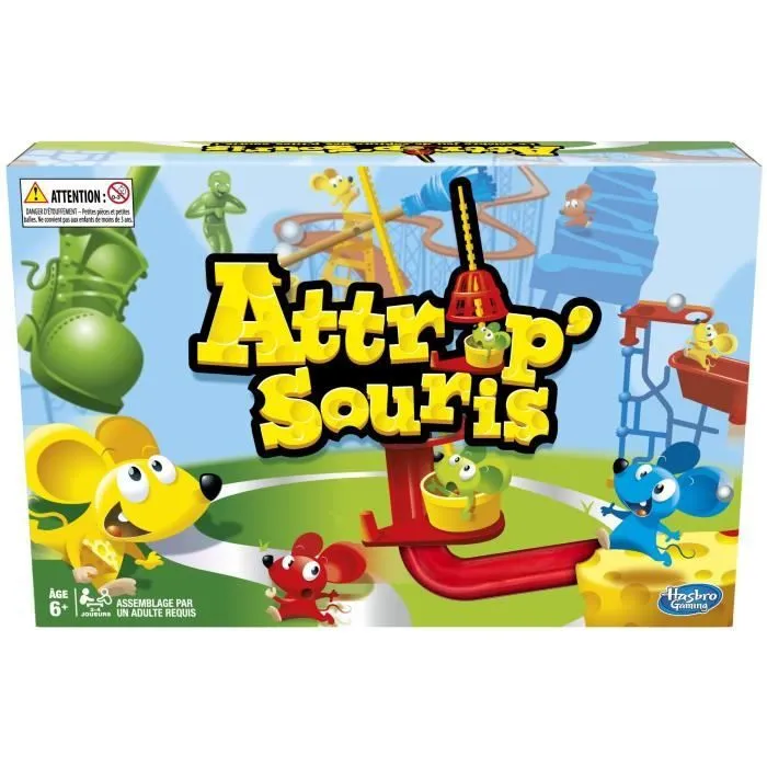 Attrap'souris, Jeu de société enfant, Jeu de plateau, Dès 6 ans, Hasbro Gaming-0