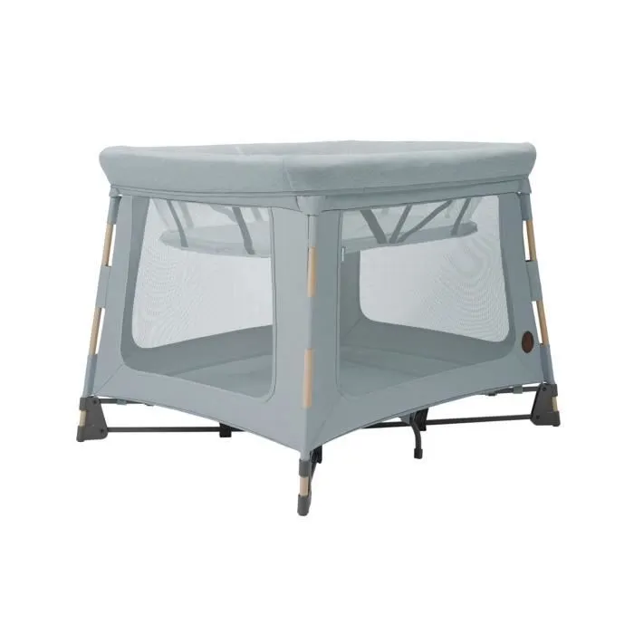 MAXI-COSI Swift ECO, Lit de voyage 3 en 1: Berceau, Lit et Parc, léger et pliable, De la naissance à 3.5 ans, Beyond Grey-0