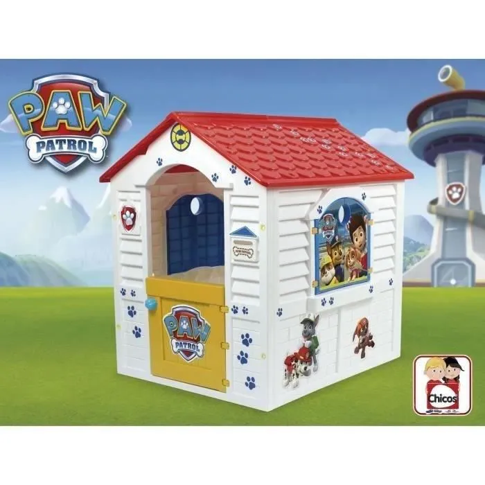 PAT'PATROUILLE Maison pour enfant en plastique - Dimensions 84 x 103 x 104 cm-1
