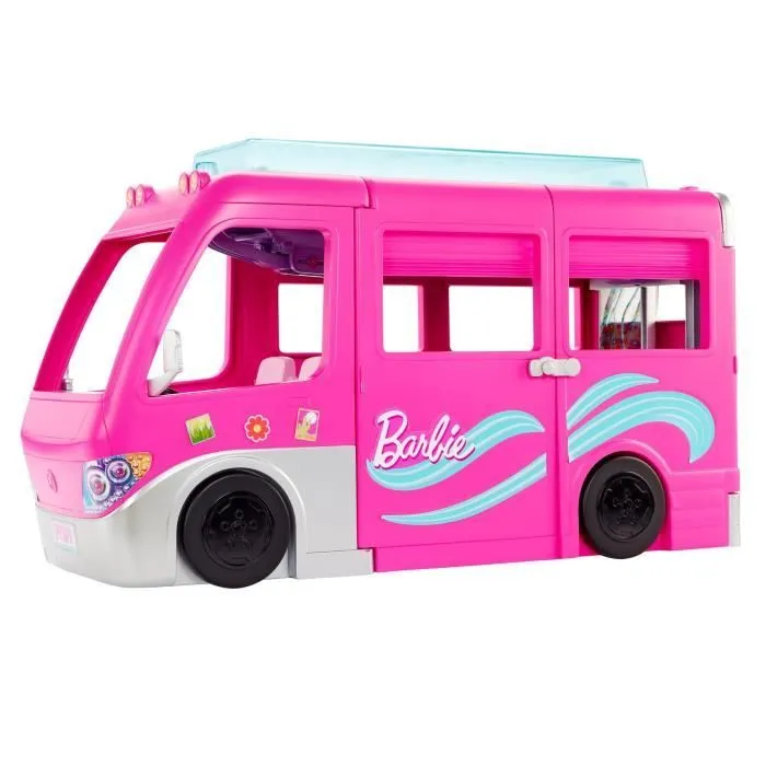 Barbie®-Camping-Car Transformable de 76 cm HCD46-0