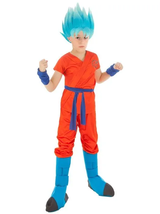 Déguisement Goku Super Saiyan pour garçon - CHAKS - Personnage Fiction - Licence Dragon Ball - Normes UE-0