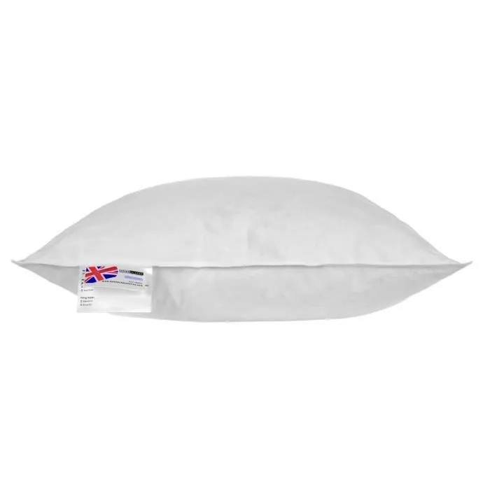 Coussin de garnissage - Homescapes - 50 x 50 cm - Duvet et Plumes de Canard - 85% Plumes - 100% Coton-1