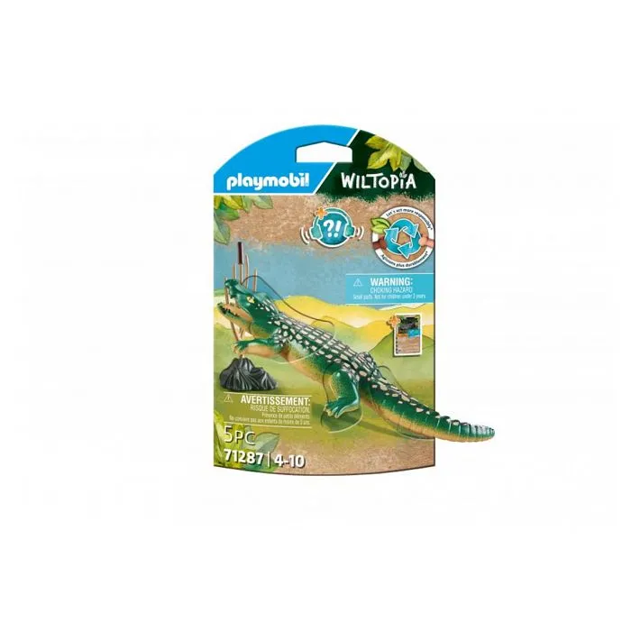 PLAYMOBIL - Wiltopia - Alligator - Multicolore - 4 ans - Enfant - Bleu-0