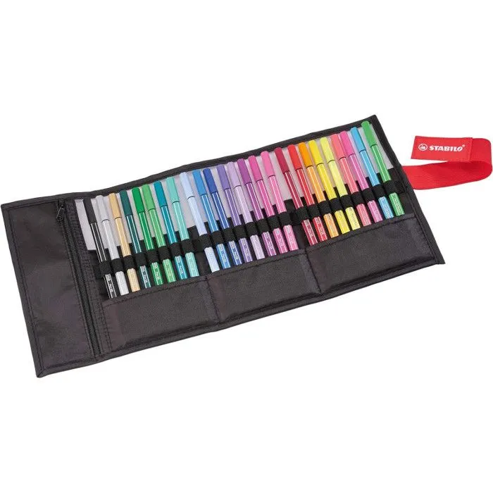 Feutre - STABILO - Pen 68 - Lot de 25 - Pointe 1,0 mm - Mixte - Etude-2