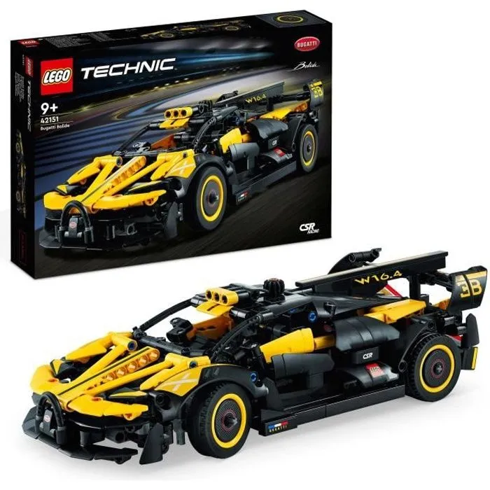 LEGO® Technic 42151 Le Bolide Bugatti, Jouet de Voiture, de Course, Maquette à Construire-0