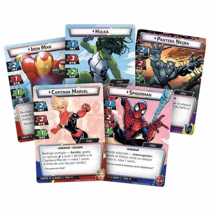 Jeu de Cartes - Fantasy Flight Games - Marvel Champions - Licence Marvel - Couleur mc01es - Modèle Assorti-1