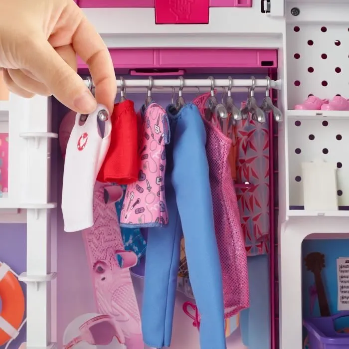 Barbie®-Poupée et Coffret Dressing Deluxe, + de 60 cm, dès 3 ans HGX57-3