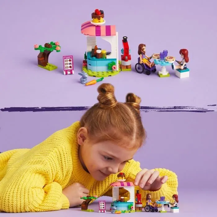 LEGO® Friends 41753 La Crêperie, Jouet Créatif avec Figurine de Lapin, Cadeau Enfants 6 Ans-5