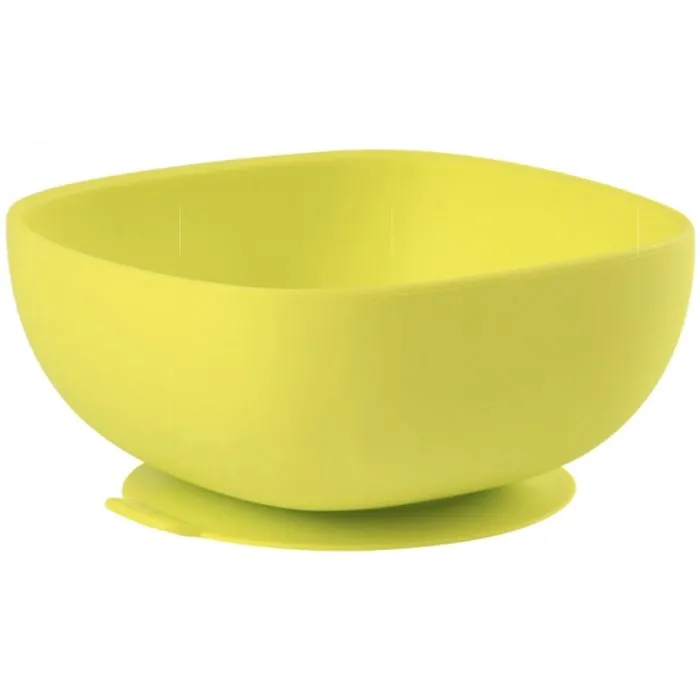 Bol ventouse en silicone pour bébé - BEABA - Vert - Antidérapant et ergonomique - Sans BPA-3