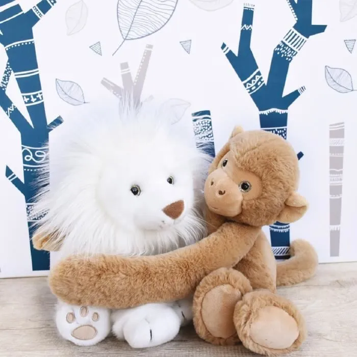 Peluche - HISTOIRE D'OURS - Ouistiti - 35CM - Doux - Cadeau de naissance-1