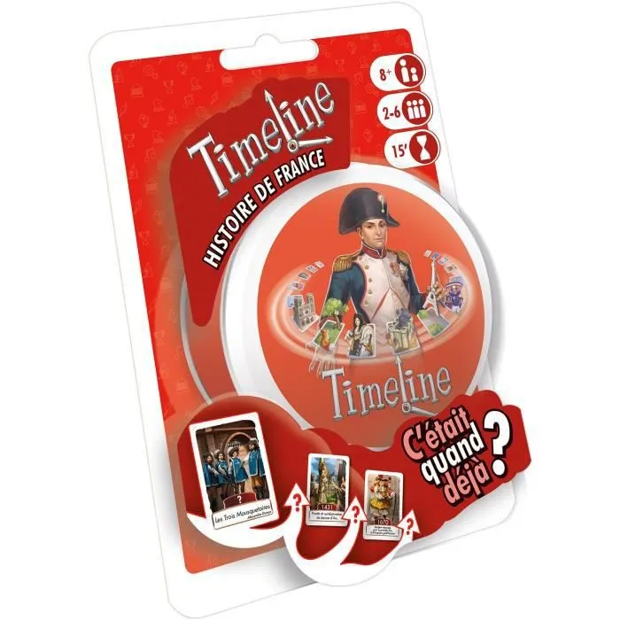Timeline - Jeu de Société - ASMODEE - Histoire de France - Mixte - A partir de 6 ans-0