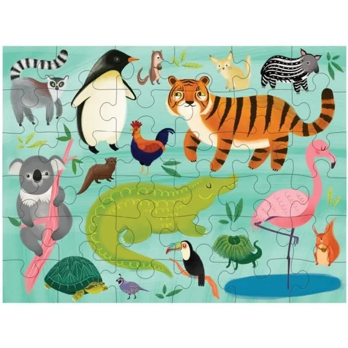 Puzzle Mudpuppy 4598 - Animaux - 36 pièces - Pour Enfants-1