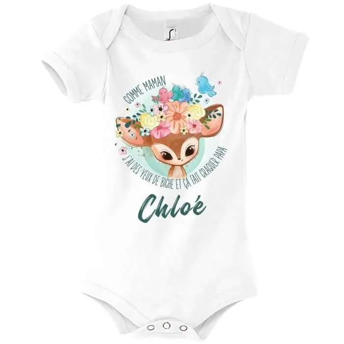 Body bébé Chloé Yeux de Biche-0