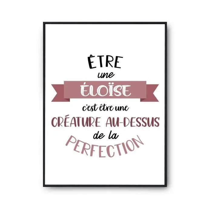 Affiche Éloïse Bébé Parfait A3 (29.7 x 42 cm)-0
