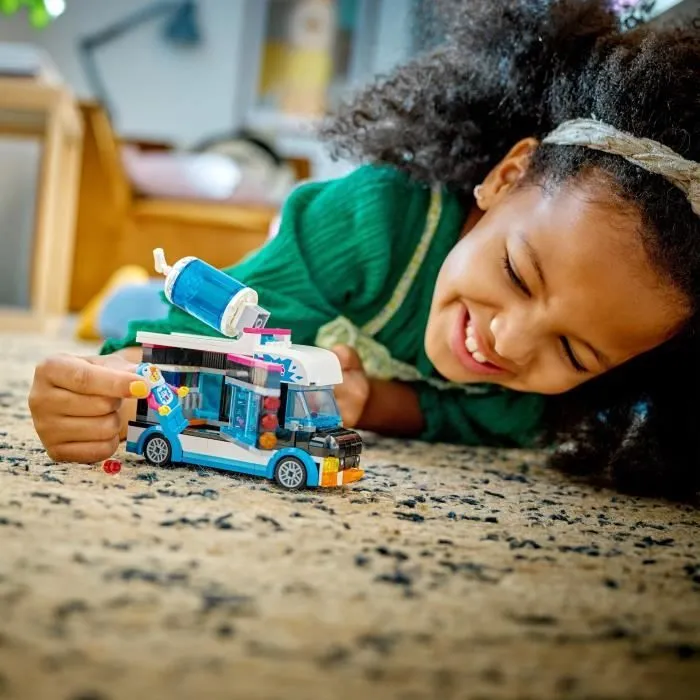 LEGO® City 60384 Le Camion à Granités du Pingouin, Jouet Camion Enfants 5 Ans, avec Figurines-5