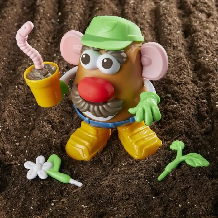 Mr. Patate Green, 15 pièces en matière plastique d'origine végétale, jouet pour enfants, Potato Head Goes Green, Hasbro-8