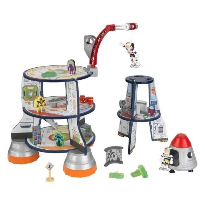 KIDKRAFT Fusée Jouet en bois - Vaisseau Spatial-6