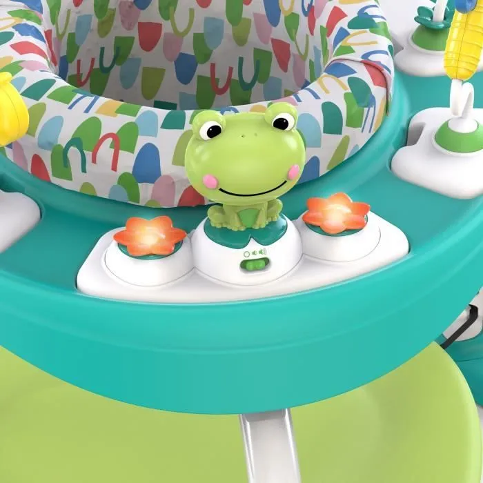 BRIGHT STARTS Trotteur/Table d'Activités 2-en-1 - Modèle Vert-2