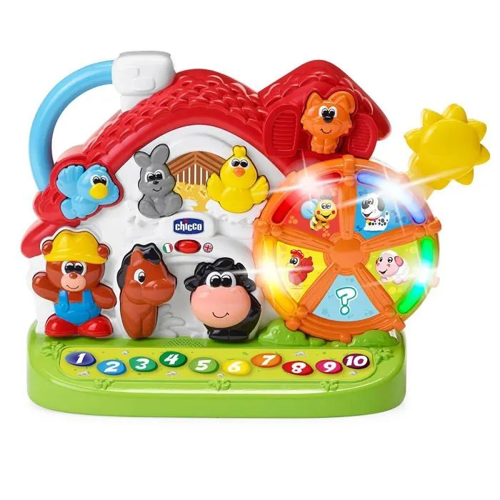 Table activite - jouet d'activite Chicco - 9604000100 - Ferme parlante (Relaunch) (D/GB), , colore-0
