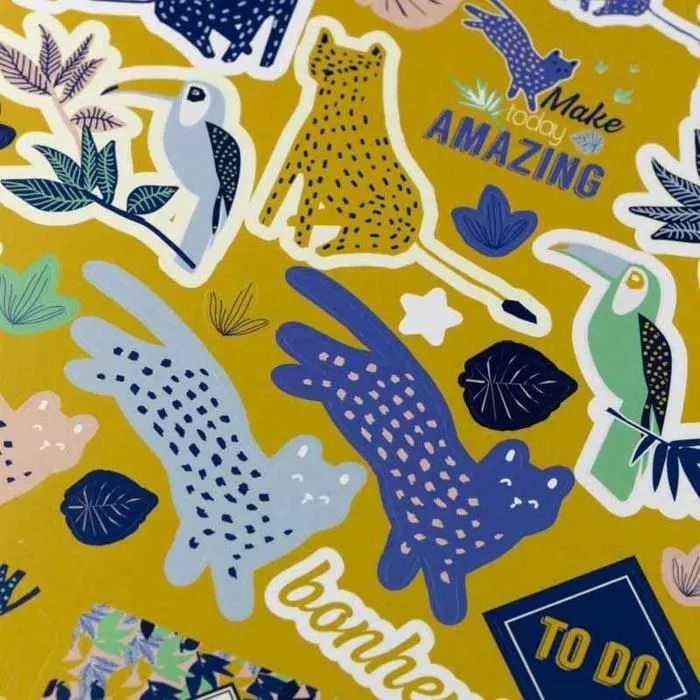 Kit de scrapbooking - Toga - Jungle Vibes - 300 pcs - Multicolore - Mixte-3