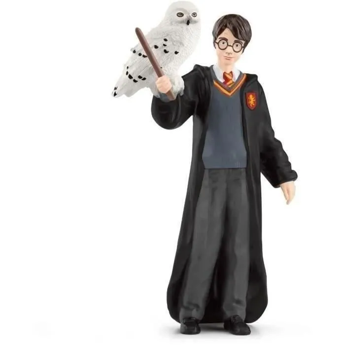 Figurine Harry et Hedwige, Harry Potter, pour enfants dès 6 ans, Schleich 42633 Harry Potter, Univers WIZARDING WORLD-0
